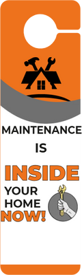 Custom Door Hangers for Maintenance