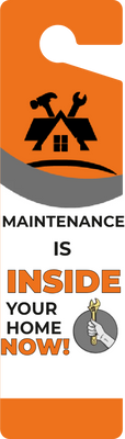 Custom Door Hangers for Maintenance