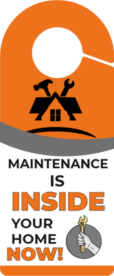 Custom Door Hangers for Maintenance