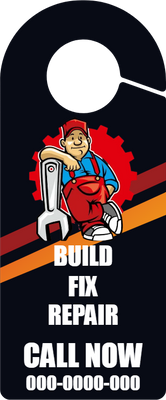 Custom Door Hangers for Build Fix Repair