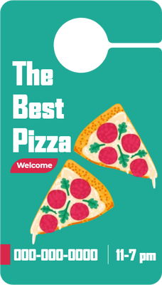 Custom Door Hangers For The Best Pizza