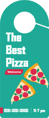 Custom Door Hangers For The Best Pizza