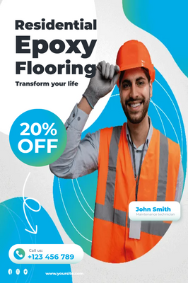 Custom Outdoor Yard Signs Multiple Sizes Residential Epoxy Flooring