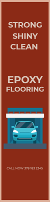 Custom Outdoor Yard Signs Multiple Sizes Garage Epoxy Flooring