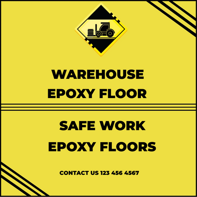 Custom Outdoor Yard Signs Multiple Sizes Warehouse Epoxy Floor