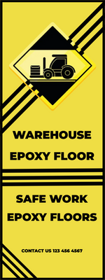Custom Outdoor Yard Signs Multiple Sizes Warehouse Epoxy Floor
