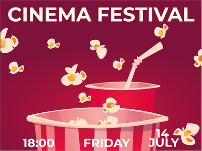 Custom Outdoor Yard Signs Multiple Sizes Cinema Festival