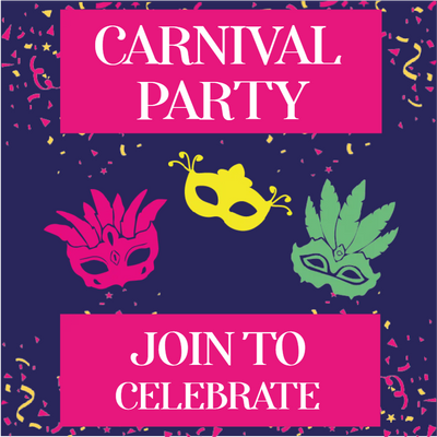 Custom Outdoor Yard Signs Multiple Sizes Carnival Party