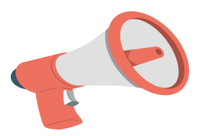 Custom Outdoor Yard Signs Multiple Sizes Megaphone