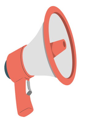 Custom Outdoor Yard Signs Multiple Sizes Megaphone