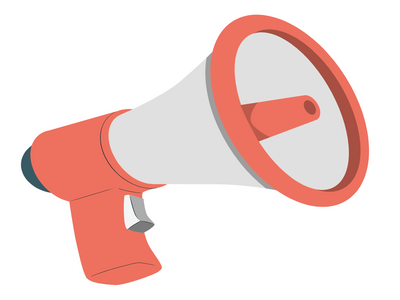 Custom Outdoor Yard Signs Multiple Sizes Megaphone