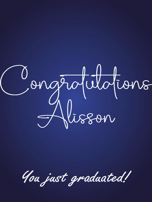 Custom Outdoor Foam Board Signs Congratulations