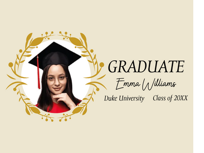 Custom Outdoor Foam Board Signs Graduate