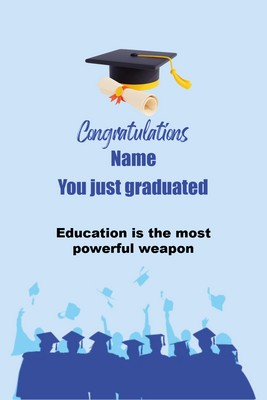 Custom Outdoor PVC Foam Boards Graduation Glory
