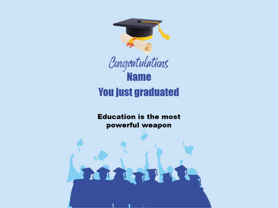 Custom Outdoor PVC Foam Boards Graduation Glory