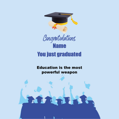 Custom Outdoor PVC Foam Boards Graduation Glory