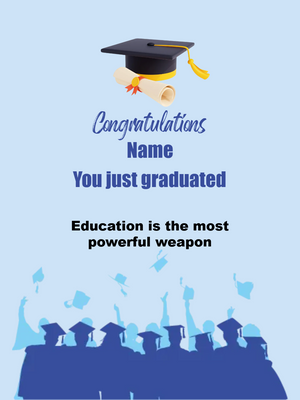 Custom Outdoor PVC Foam Boards Graduation Glory