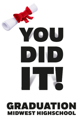 Custom Outdoor Foam Board Signs You Did It