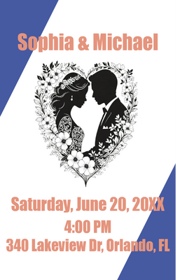Custom Outdoor Foam Board Signs Sophia & Michael
