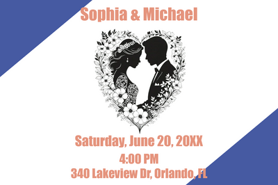Custom Outdoor Foam Board Signs Sophia & Michael