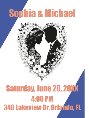 Custom Outdoor Foam Board Signs Sophia & Michael