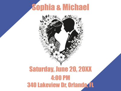 Custom Outdoor Foam Board Signs Sophia & Michael
