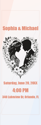 Custom Outdoor Foam Board Signs Sophia & Michael