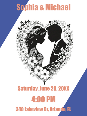 Custom Outdoor Foam Board Signs Sophia & Michael
