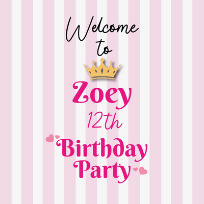 Custom Outdoor Foam Board Signs Zoey 12th