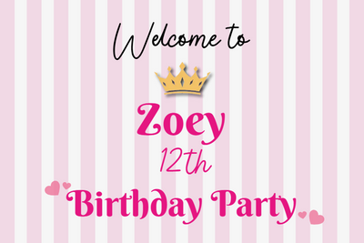 Custom Outdoor Foam Board Signs Zoey 12th