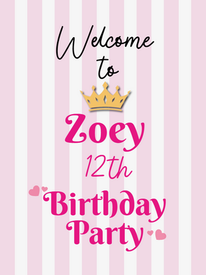 Custom Outdoor Foam Board Signs Zoey 12th