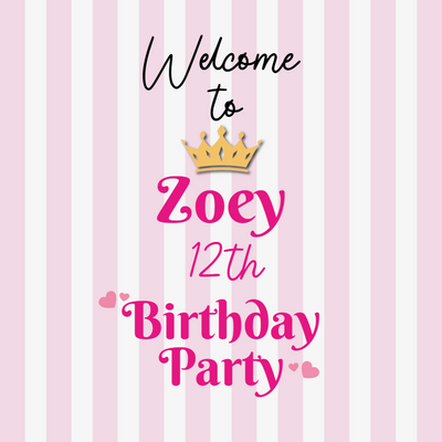 Custom Outdoor Foam Board Signs Zoey 12th