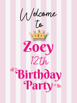 Custom Outdoor Foam Board Signs Zoey 12th
