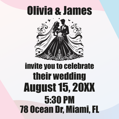 Custom Outdoor Foam Board Signs Olivia & James