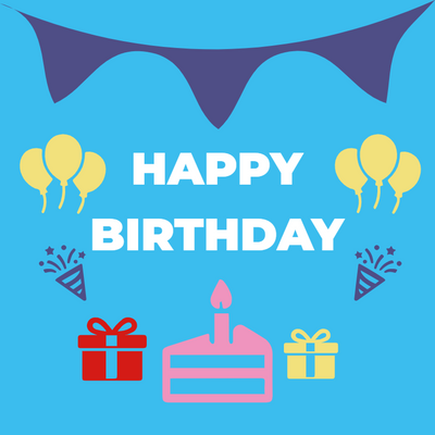 Custom Outdoor Foam Board Signs Happy Birthday