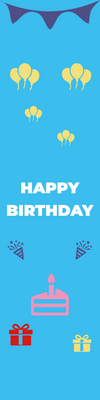 Custom Outdoor Foam Board Signs Happy Birthday