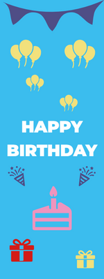 Custom Outdoor Foam Board Signs Happy Birthday