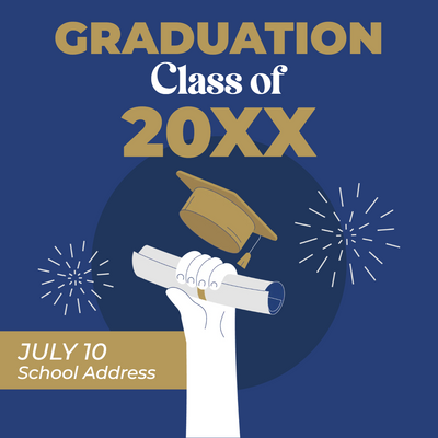 Custom PVC Foam Boards Multiple Sizes Graduate 20XX