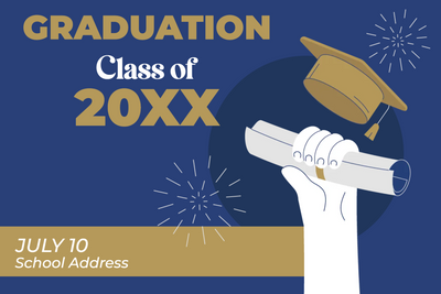 Custom PVC Foam Boards Multiple Sizes Graduate 20XX