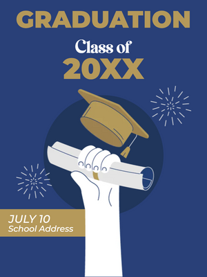 Custom PVC Foam Boards Multiple Sizes Graduate 20XX
