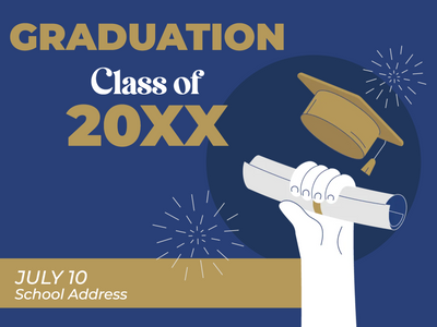 Custom PVC Foam Boards Multiple Sizes Graduate 20XX