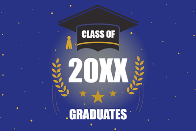 Custom Outdoor Foam Board Signs  Class of 20XX