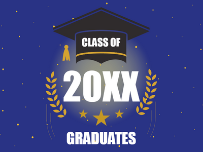 Custom Outdoor Foam Board Signs  Class of 20XX