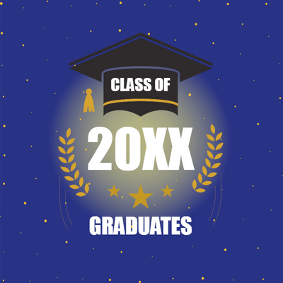 Custom Outdoor Foam Board Signs  Class of 20XX