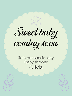Custom PVC Foam Boards Multiple Sizes Stars & Pacifiers