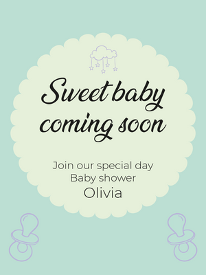 Custom PVC Foam Boards Multiple Sizes Stars & Pacifiers