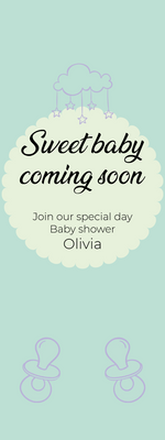 Custom PVC Foam Boards Multiple Sizes Stars & Pacifiers