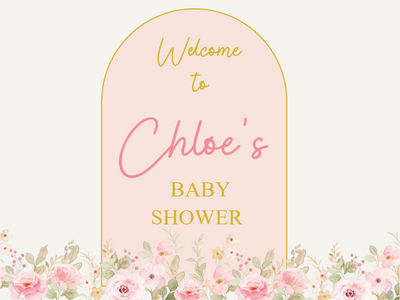Custom Outdoor Foam Board Signs Welcome to Chloe’s