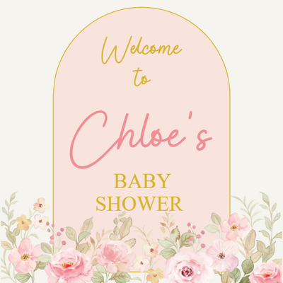 Custom Outdoor Foam Board Signs Welcome to Chloe’s
