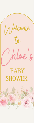 Custom Outdoor Foam Board Signs Welcome to Chloe’s